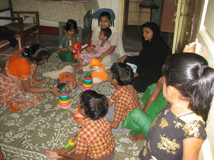 Chingari trust, habilitation for handicapped children 