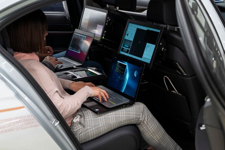BMW Autonomous Driving Campus - test i bilen