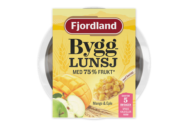 Fjordland Bygglunsj med frukt Mango & Eple 200g