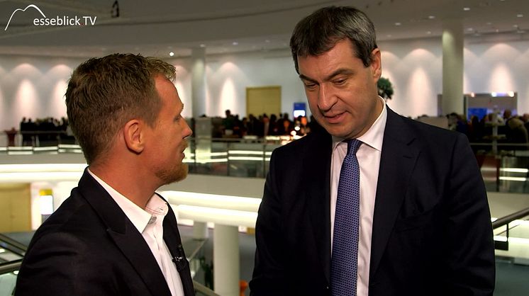 Messeblick.TV im Interview mit Herrn Dr. Markus Söder