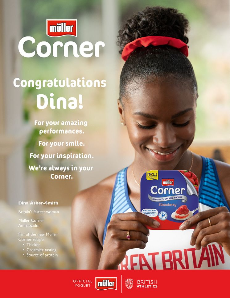 Brand ambassador Dina Asher-Smith