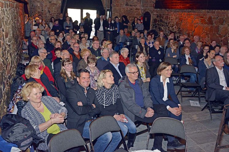 Publikum des 200. Tourismusfrühstücks in der Moritzbastei