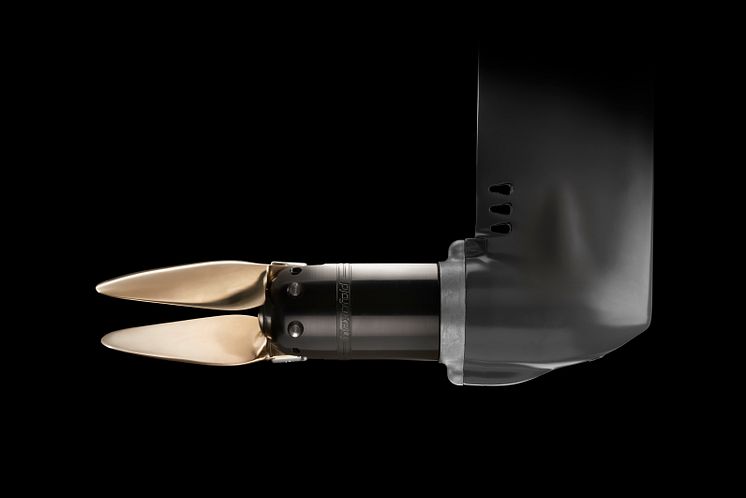 Hi-res image - Flexofold ApS - Flexofold's award-winning two-blade Saildrive Composite Folding Propeller