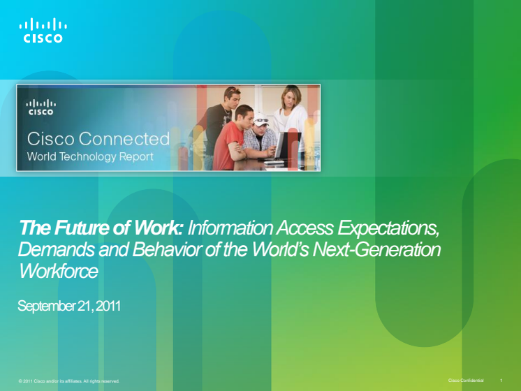 Resultat - Cisco Connected World Technology Report