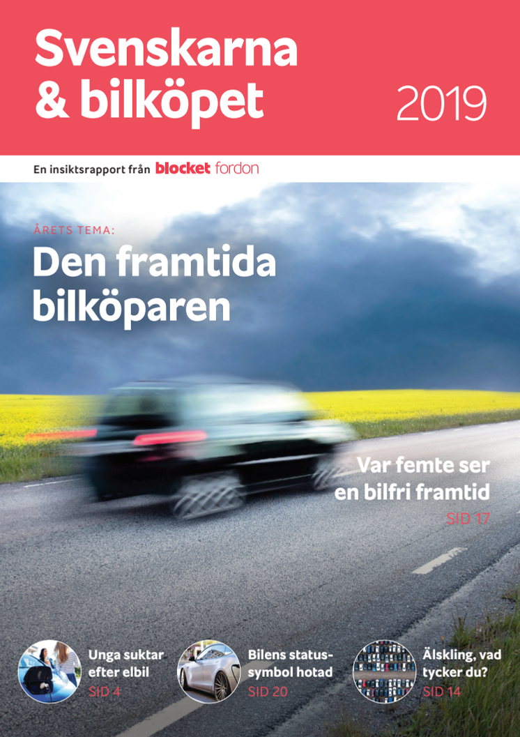 Svenskarna & bilköpet 2019 - Den framtida bilköparen