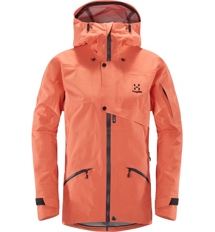 KHIONE 3L PROOF JACKET WOMEN_coral-pink