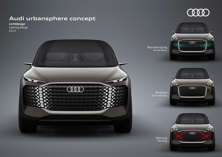 Audi urbansphere concept - illustration