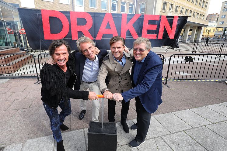 Invigning spadtag för Clarion Hotel Draken