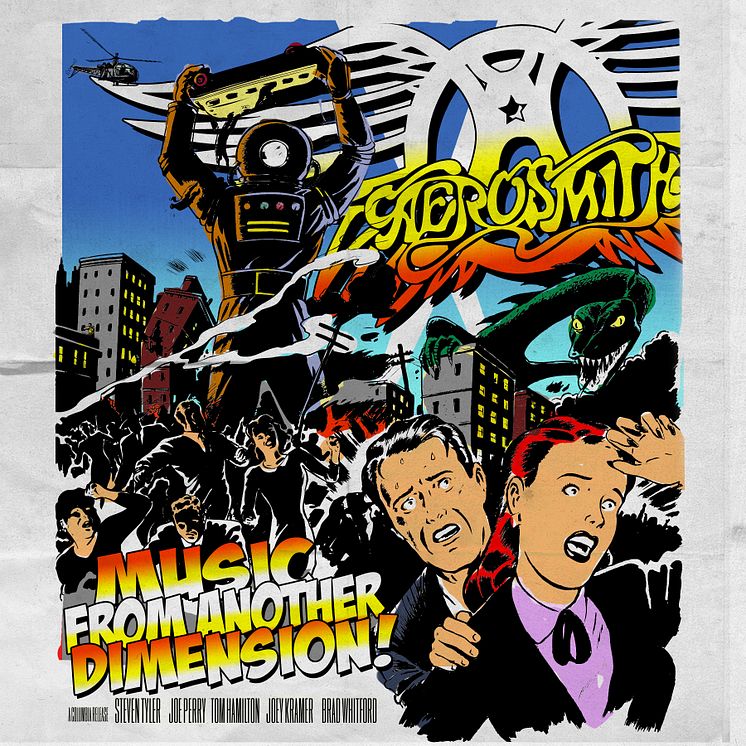 Aerosmith omslag “Music From Another Dimension”