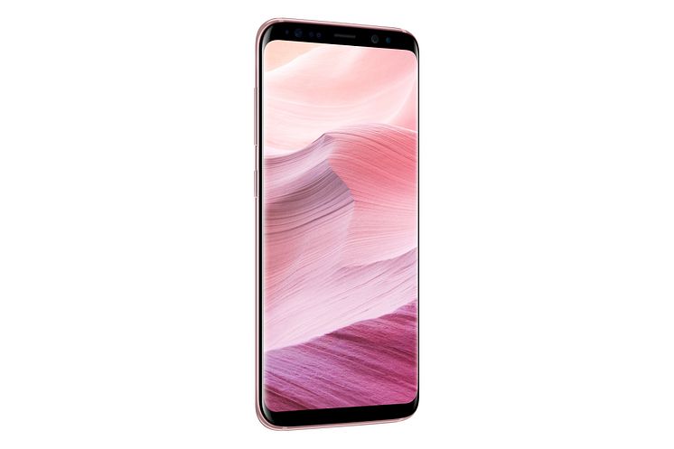 Galaxy S8 Rose Pink_Left