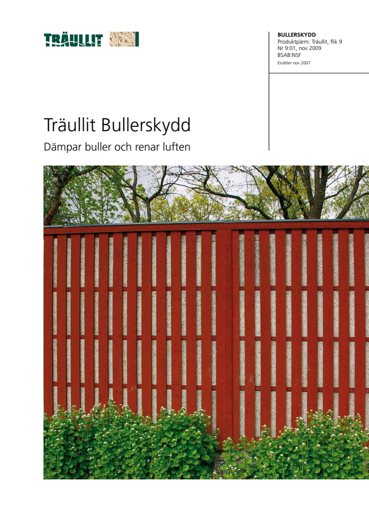 Träullit Bullerskydd