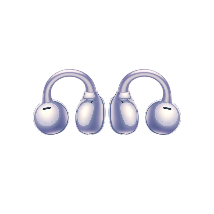 Huawei FreeClip_Purple_Earclips_PNG