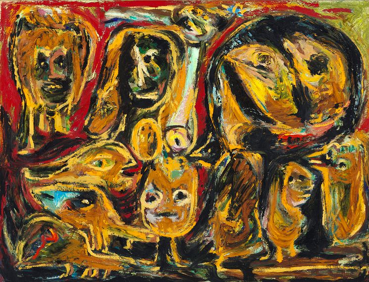 Asger Jorn: Fantasi dyr, 1952.