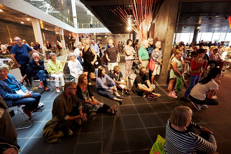 Gemensamma ytan Living room i Malmö Live under premiärhelgen den 30 augusti 2015. Foto: Christiaan Dirksen