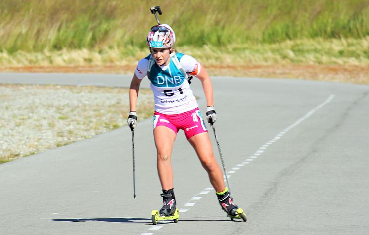NM rulleskiskyting 2015 sprint Sigrid Bilstad Neraasen
