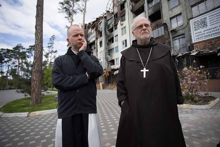 Biskop Erik Varden och kardinal Abrorelius i Kiev