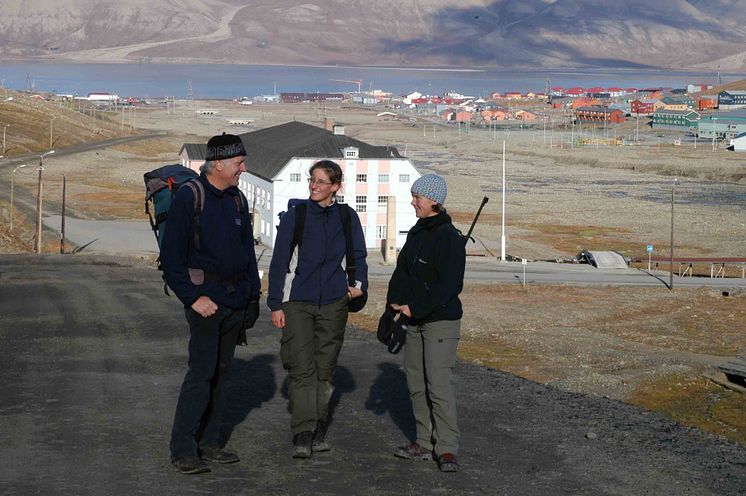 Stig Falk-Petersen, Eva  Leu, Anette Wold, Longyearbyen, 2004