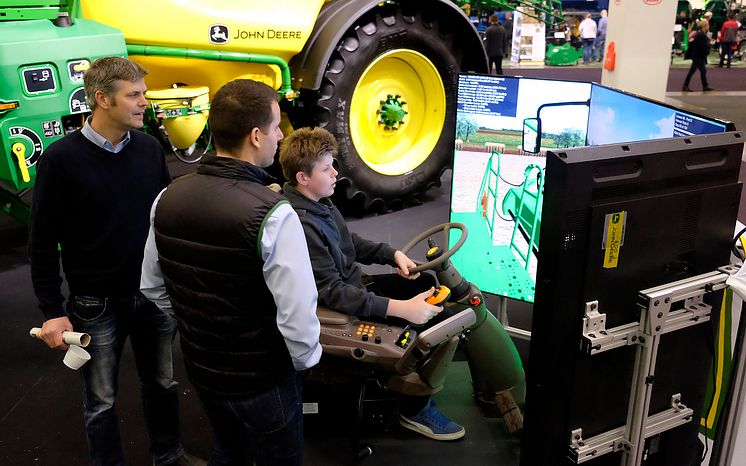 John Deere trösksimulator