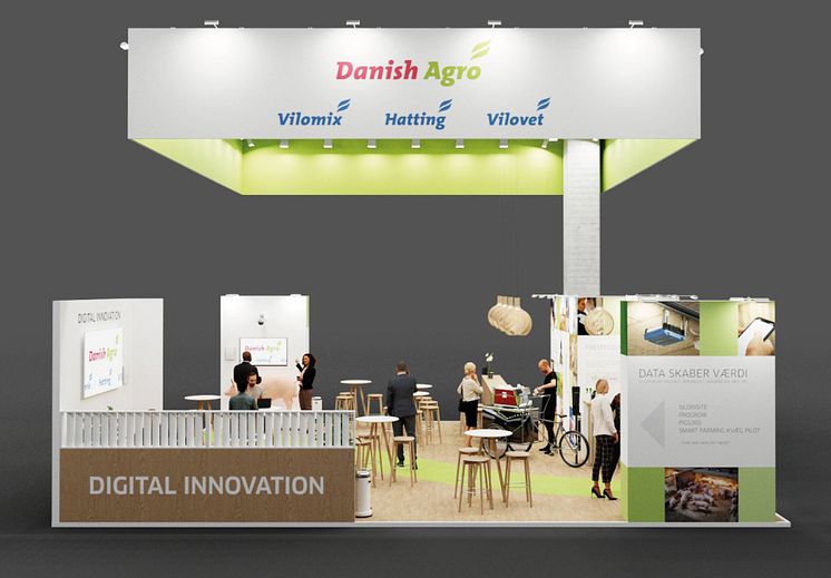 Danish Agro koncernens stand_NutriFair_2024_Skitse