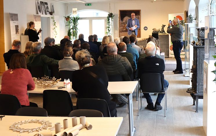 Åbning af Klima rebild 2024 - borgmester Jesper Greth holdt åbningstale og ønskede tillykke med de ti års jubilæum.