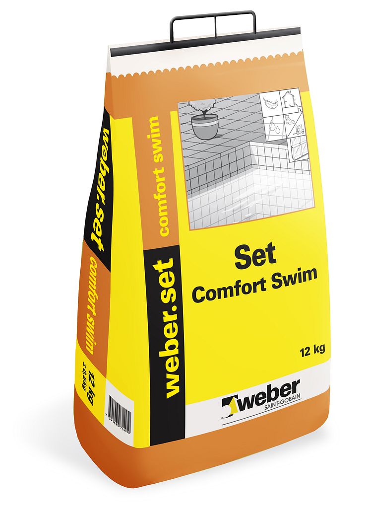 Set Comfort Swim -  fästmassa för simbassänger från Weber