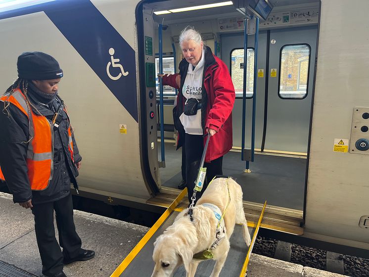 Try A Train with Sightloss Council members