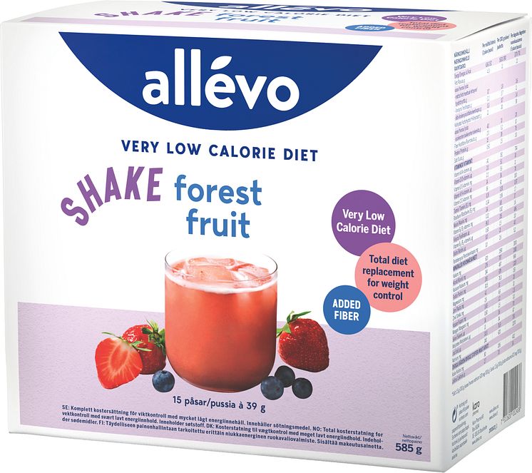 Allévo VLCD Shake Forest Fruit