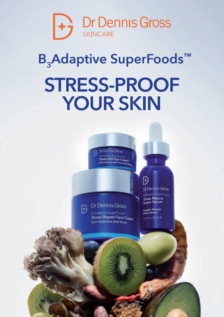 Dr Dennis Gross Skincare B3 Adaptive SuperFoods™ presentation