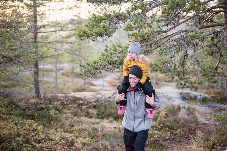 Vandring i Höga Kusten Familj