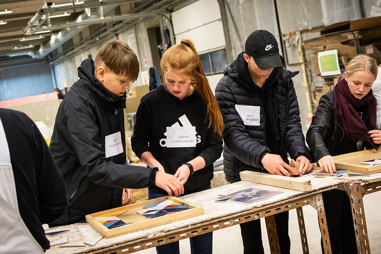 Elever i gang med Skills Stafet