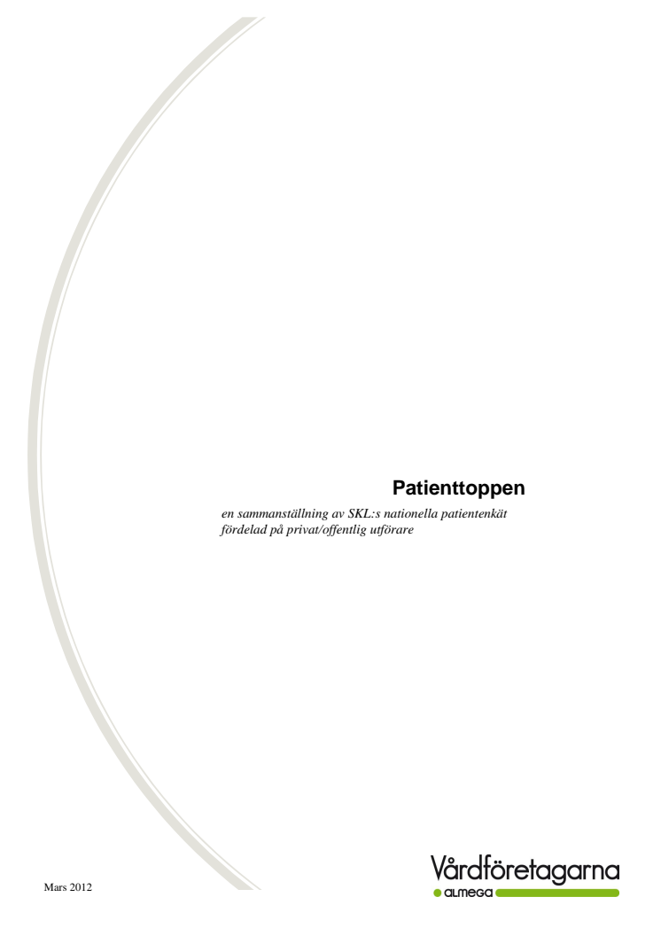 Patienttoppen 2012