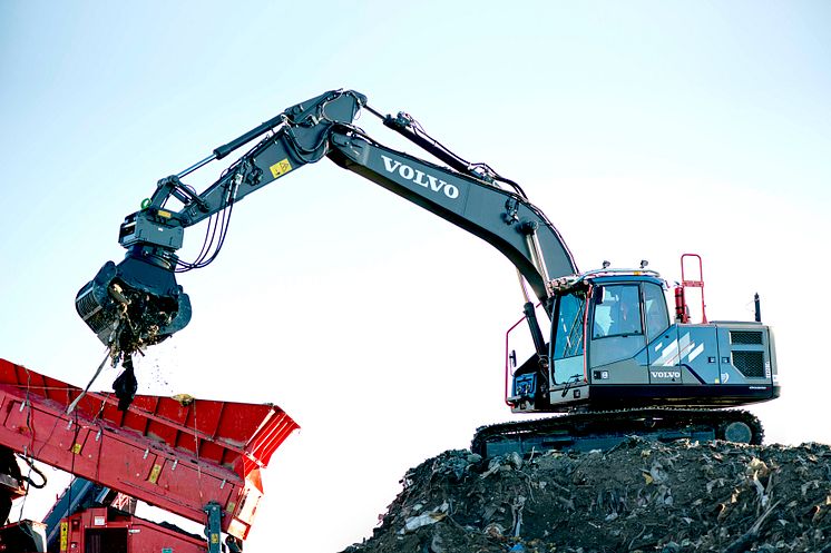 Volvo EC220E Extreme hos Ragnsells Häradsudden AB