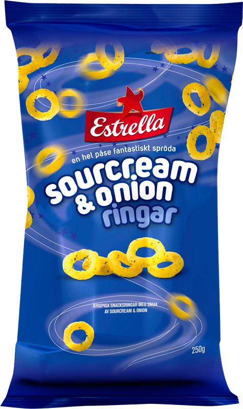 Estrella Sourcream & Onionringar