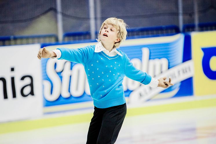 Gabriel Folkesson, Malmö KK, guldmedaljör USM i konståkning 2013