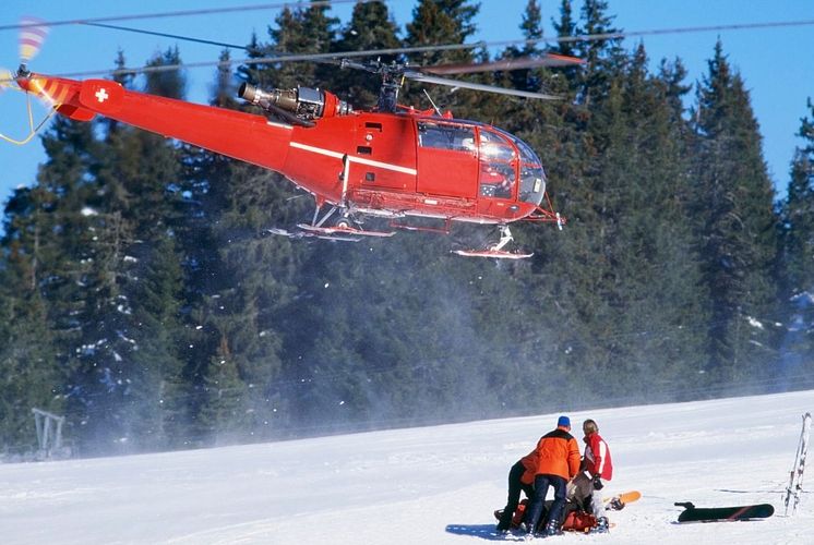 Helicopter skiing