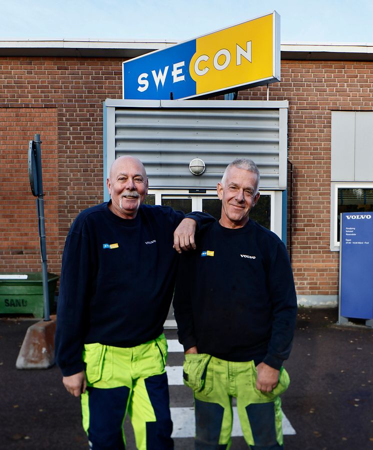 Jan och Leo Jörgensen framför Swecon i Västerås