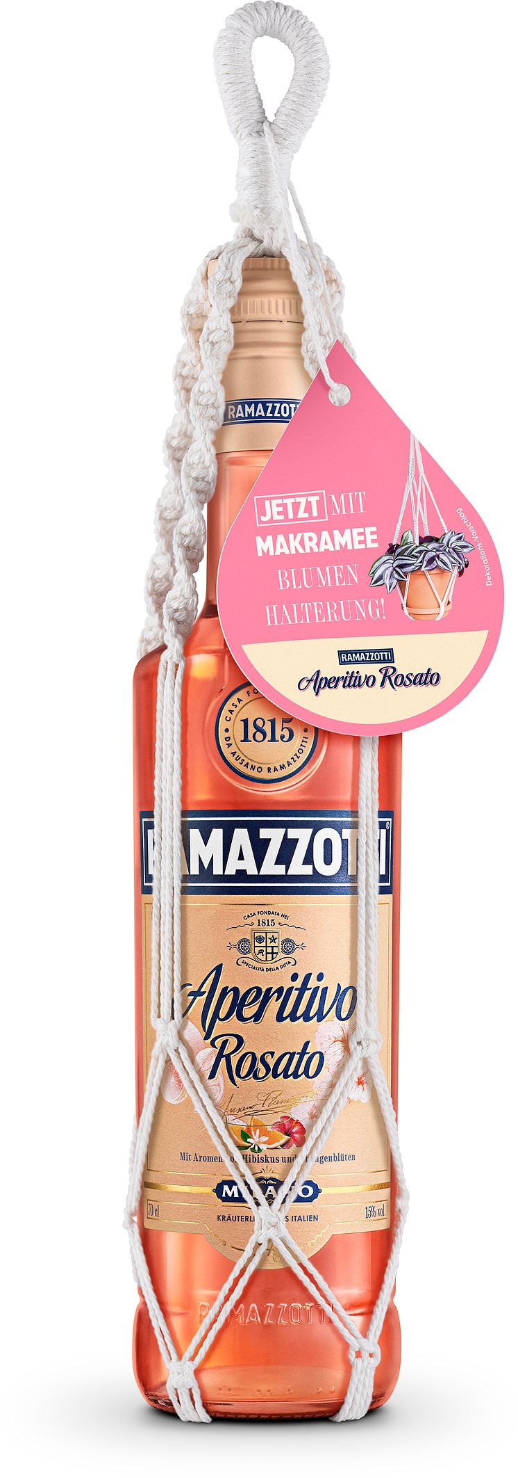 Ramazzotti Aperitivo Rosato: Makramee-Style