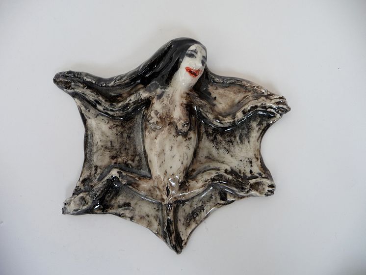Klara Kristalova, Batgirl, 2009. Glazed porcelain. Courtesy of Alison Jacques Gallery