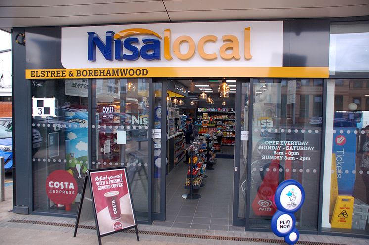 Nisa convenience store at Elstree & Borehamwood