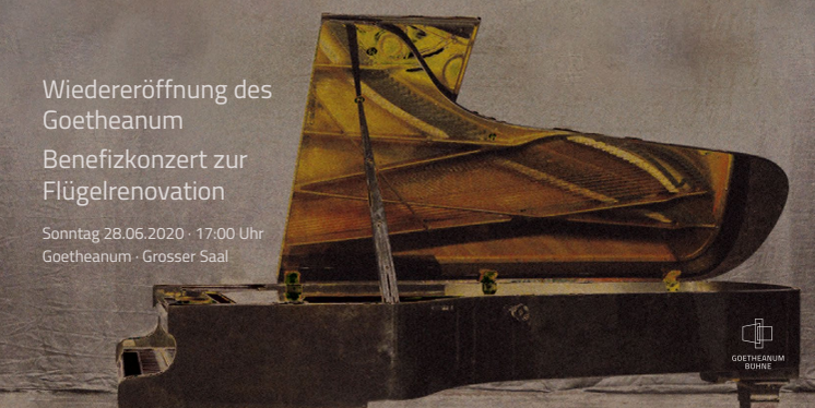 Flyer Piano concert Goetheanum (in German)