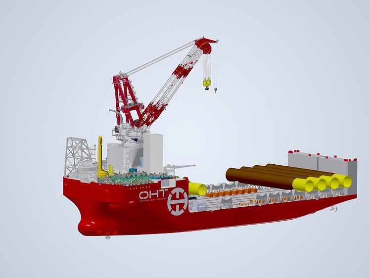 Kongsberg Maritime is to supply a PGGS for the OHT Alfa Lift offshore wind foundation installation vessel 