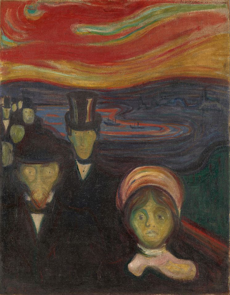 Edvard Munch: Angst / Anxiety (1894)