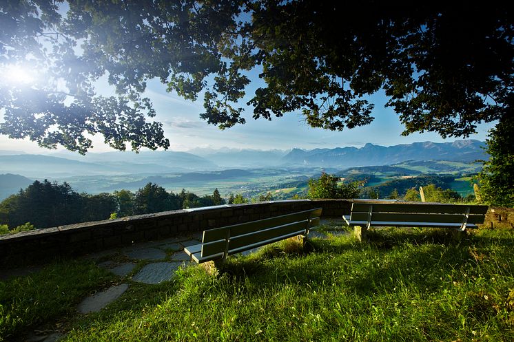 Blick vom Hausberg Berns, dem Gurten