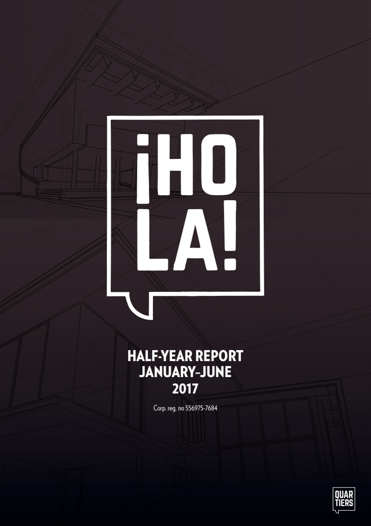 Half year report - January to June 2017