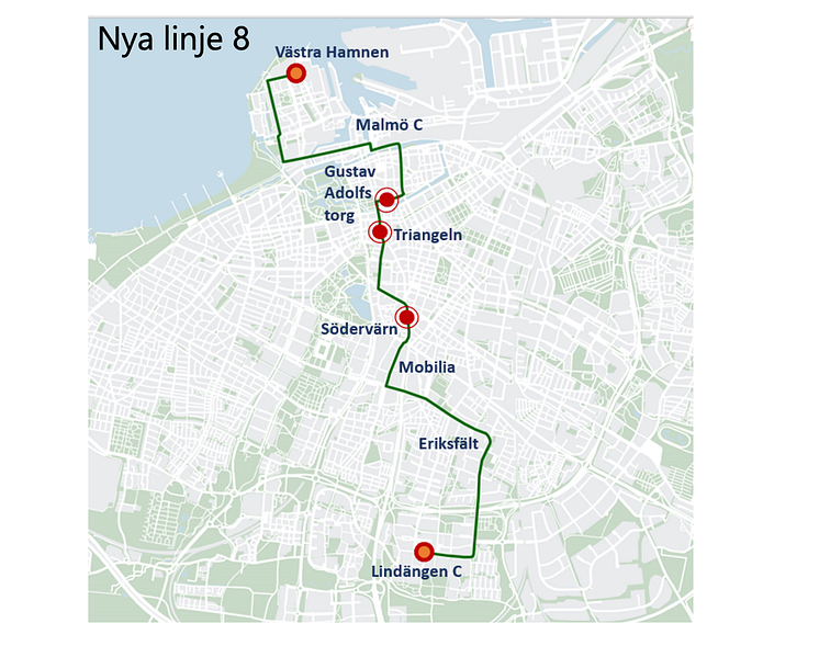 Nya linje 8