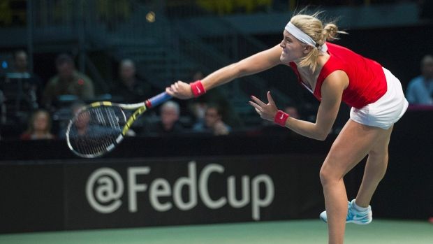 Fed Cup till Helsingborg Arena. Foto: Graham Hughes/THE CANADIAN PRESS