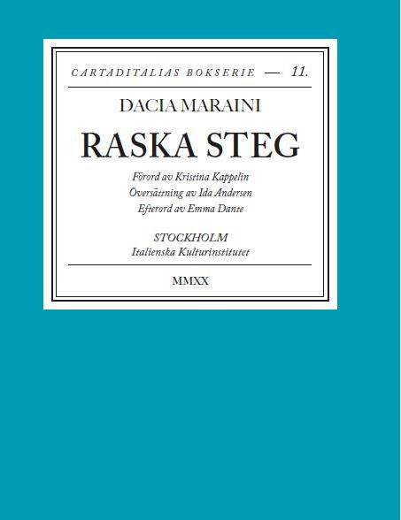 Copertina Raska Steg