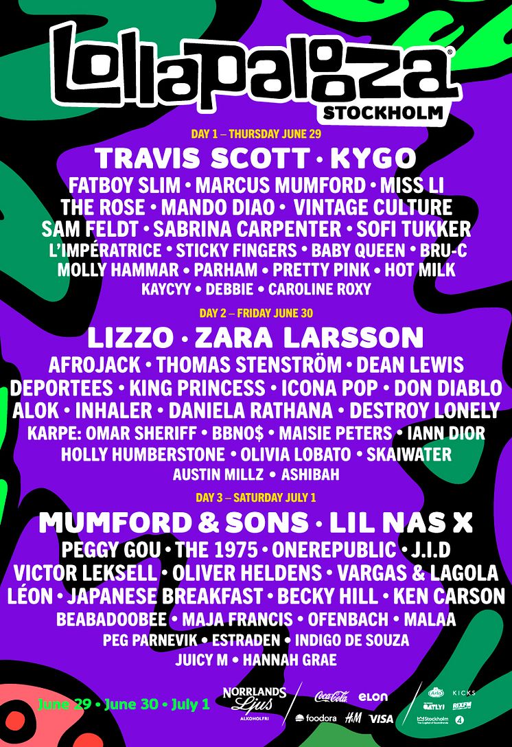 Lolla Stockholm 2023