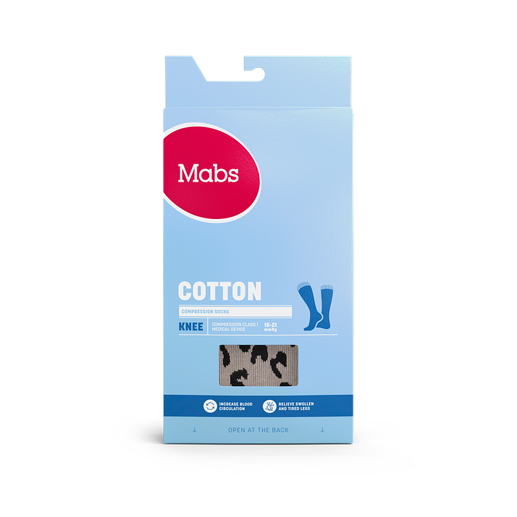 Mabs Cotton Knee Leopard