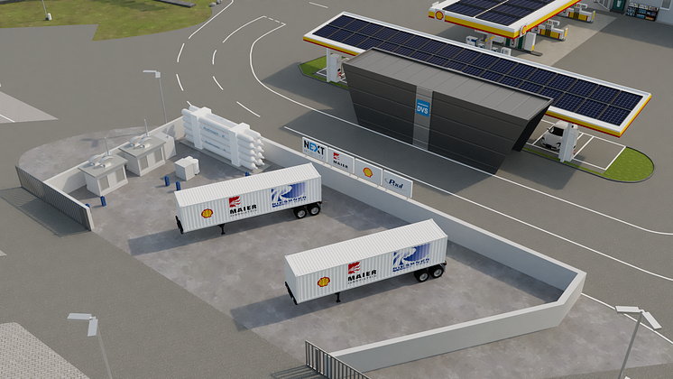 H2-Tankstelle : Mobility Hub, Passau Sperrwies, (Foto: Next Mobility Konsortium)